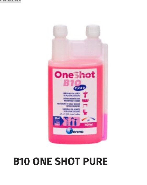 B10 ONE SHOT PURE — ультраконцентрований засіб для ванних кімнат